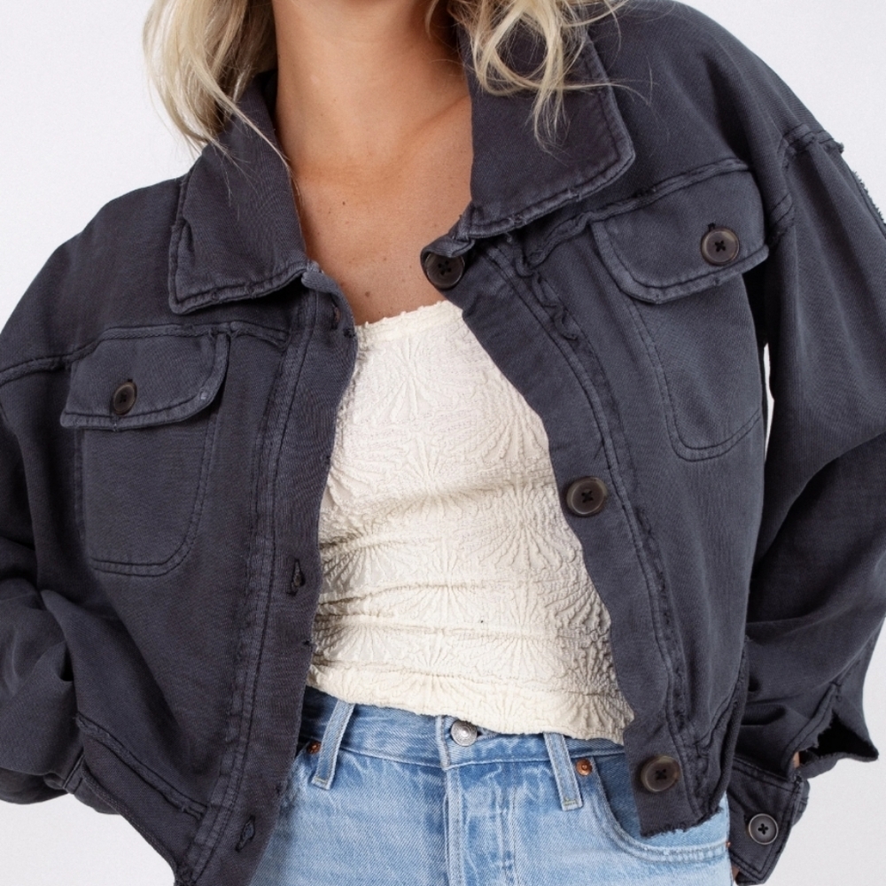 Free People Saturday shirt/jacket S - Picture 2 of 7